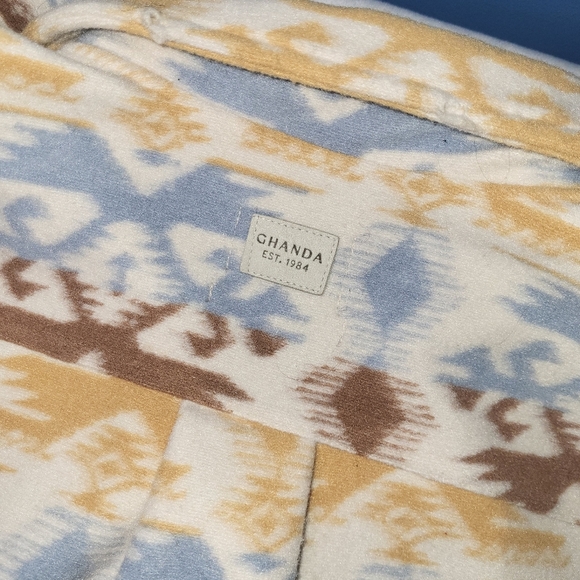 Ghanda Nevada Shacket Women's Size Medium Oversized Aztec Heavy - Picture 4 of 10